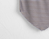Seby Stripe Diagonal Off-Shoulder T-Shirt