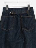 Lilgo Non-Fade Raw Denim Adjust Wide Pants