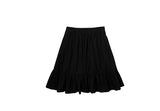 Adam Pintuck Midi Cotton Flare Skirt