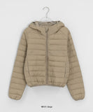 Qpo Hood Lightweight Padding Jumper