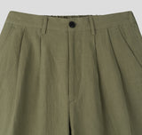 Cooling Linen Two-Tuck Wide Pants