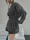 Pocket pleats A-line miniskirt