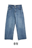 Harpin Wide Banding Denim Pants