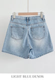 Slom Washing Denim Shorts