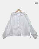 Timel See-through Windbreaker Zip-Up