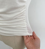 Soel Halterneck Layered Cap Sleeve T-shirt