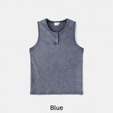 Dust Pigment Henley Sleeveless