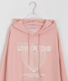 Lesen Heart Printed Hoodie