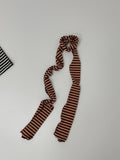 Peach Stripe Long Muffler