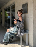 Wavy Bohemian Mix Short Sleeve Shirt