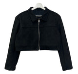 Suede Crop Jacket