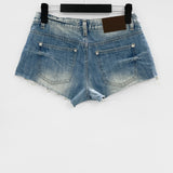 Tyre denim shorts