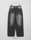 Ryoko vintage washed wide denim pants