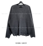 Regina Damage Round Knit