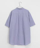 [unisex] Biger Cotton Over Short Sleeve Shirt