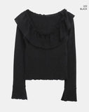 Laha Frill Off-Shoulder T-Shirt