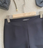 Miyu Half Slit Three Quarter Capri Pants