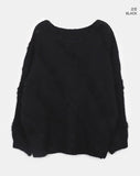 Nahi Boucle Loose Round Neck Knit