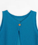 Shinyu two-way button knit vest