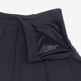 Nero pocket pleats skirt