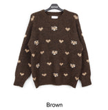 Lucien Angora Heart Knit