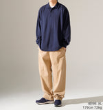 New Wave Double Cotton Collar Long Sleeve T-Shirt