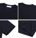 LT V-neck Regular Short Sleeve T-shirt