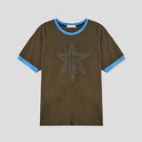 Fourid Star Ringer Short Sleeve T-shirt