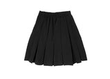 Rocker Midi Nylon Pleated Skirt