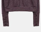 Sabine Stripe Color Matching V-Neck Long Sleeve Knit