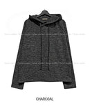Daford color matching knit hoodie