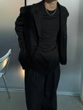 Overshoulder wool blazer