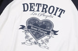 Detroit Raglan Short Sleeve Tee