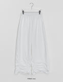Kyoses Shirring Nylon Banding Wide Pants