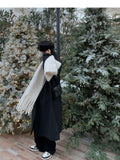 Formal One Button Maxi Wool Coat