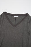 Panay sheer wide V-neck T-shirt