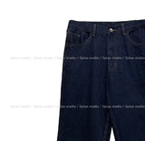 Herries Flare Raw Denim Pants