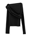Raz Drape One Shoulder Tee