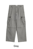 Liev Washed Zipper Cargo Pants