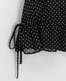 Manguetto Dot Bustier Sleeveless Blouse
