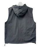 Nylon Crop Hood Vest