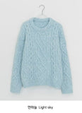 Henble Wool Cable Round Knit