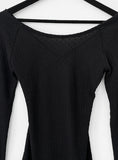 Poppy Backless Boat Neck T-Shirt