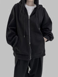 Turning Two-Way Hooded Zip-Up