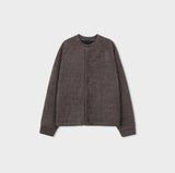 Corduroy round cardigan