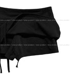 Tote Belted Brushed Skirt