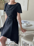 Raylin Cape Shawl Flare Mini One Piece (Belt Set)