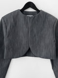 Wipsey Leather Bolero Jacket