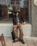 Ber Side Tuck Wide Pants