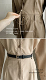 Kerielle Belted Collar One Piece